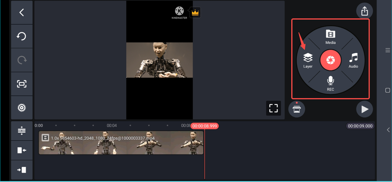 Customize the video with various features