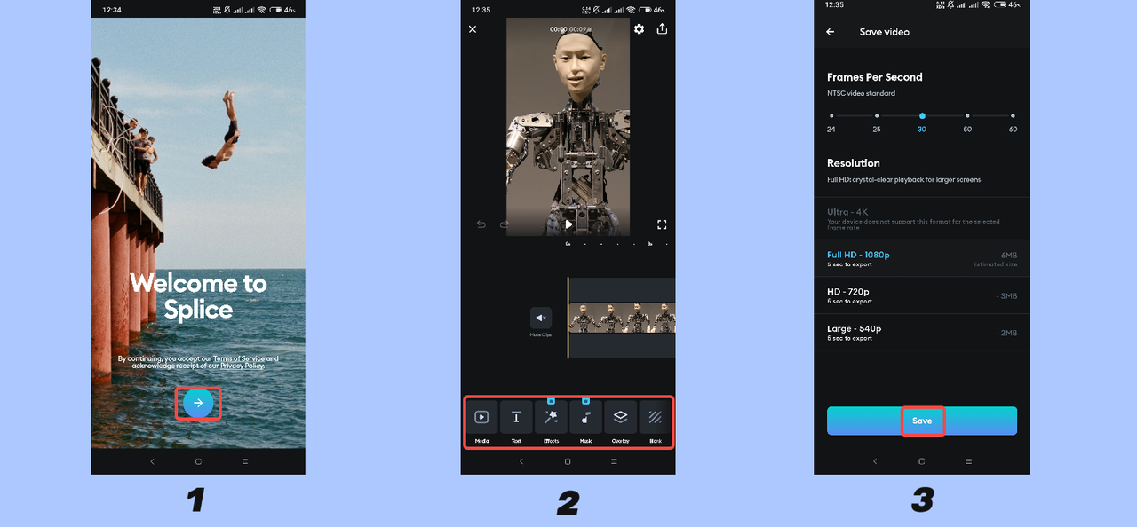 Create TikTok videos at Splice