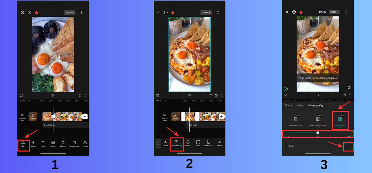 Enhance vlog quality
