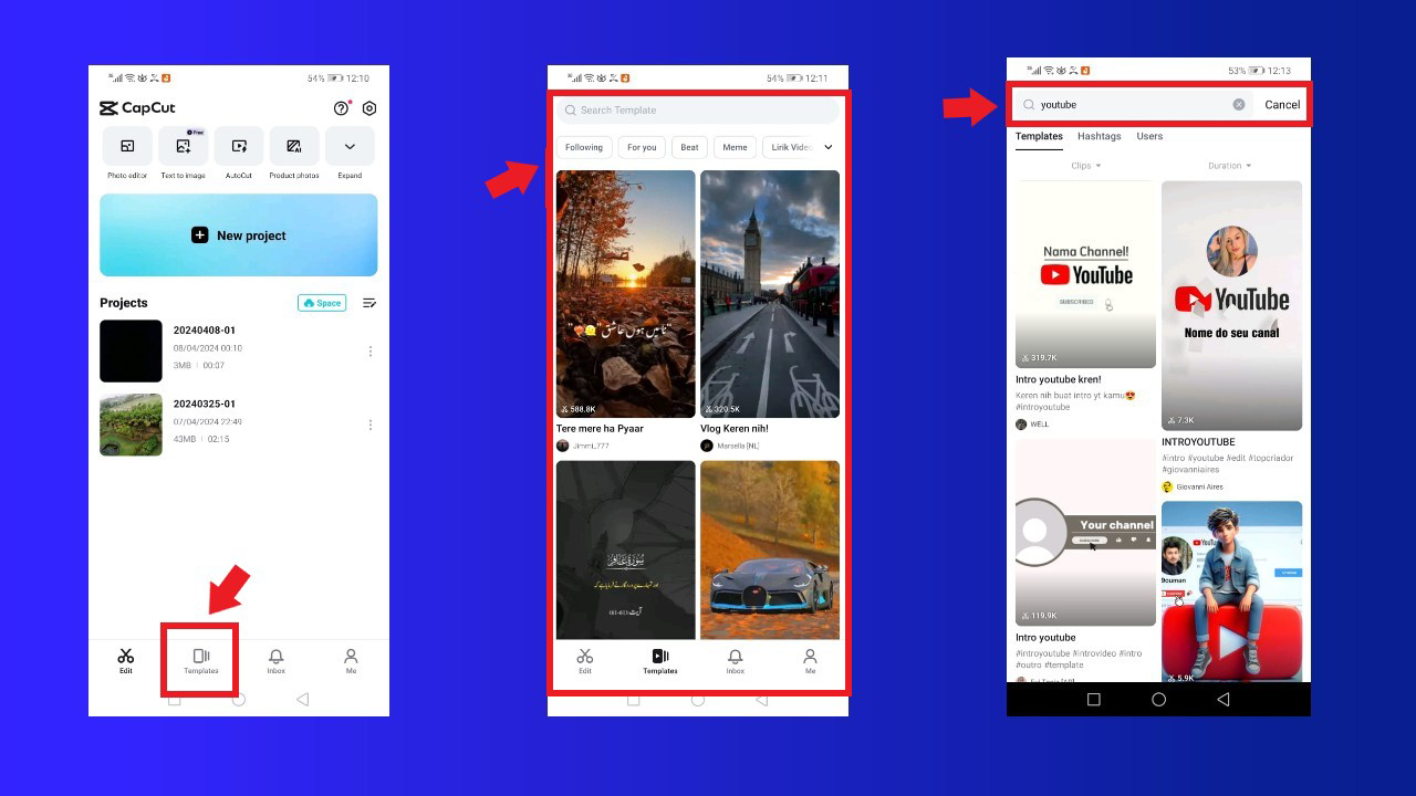 Trending Video Templates for YouTube