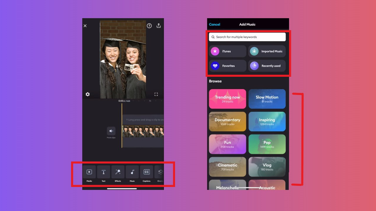Add creative elements to YouTune video