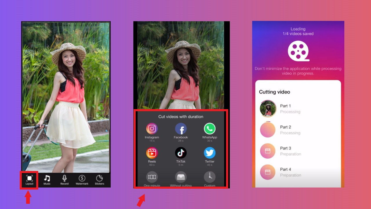 Export and share your video