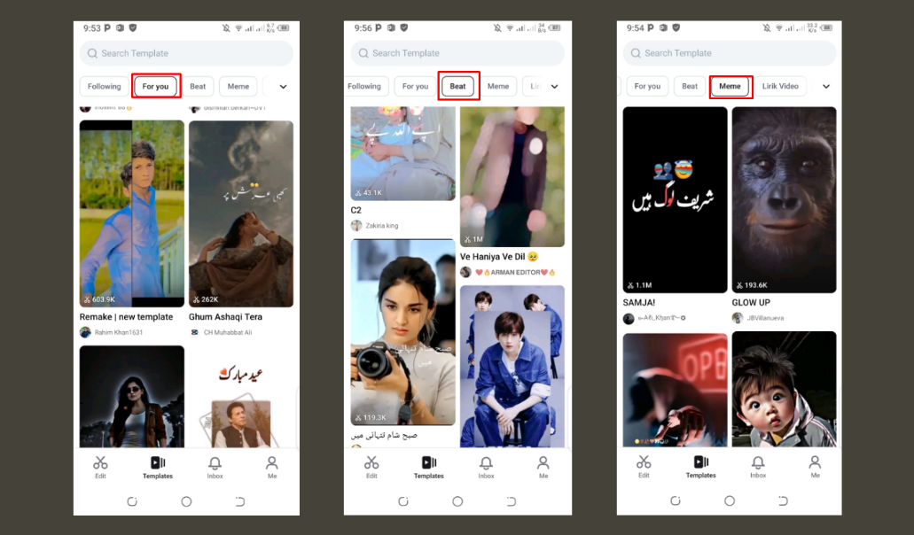 Ready-to-use video templates