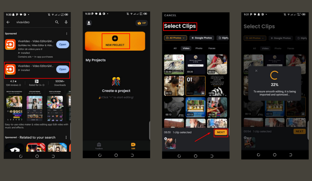 download and install the app from the Play Store