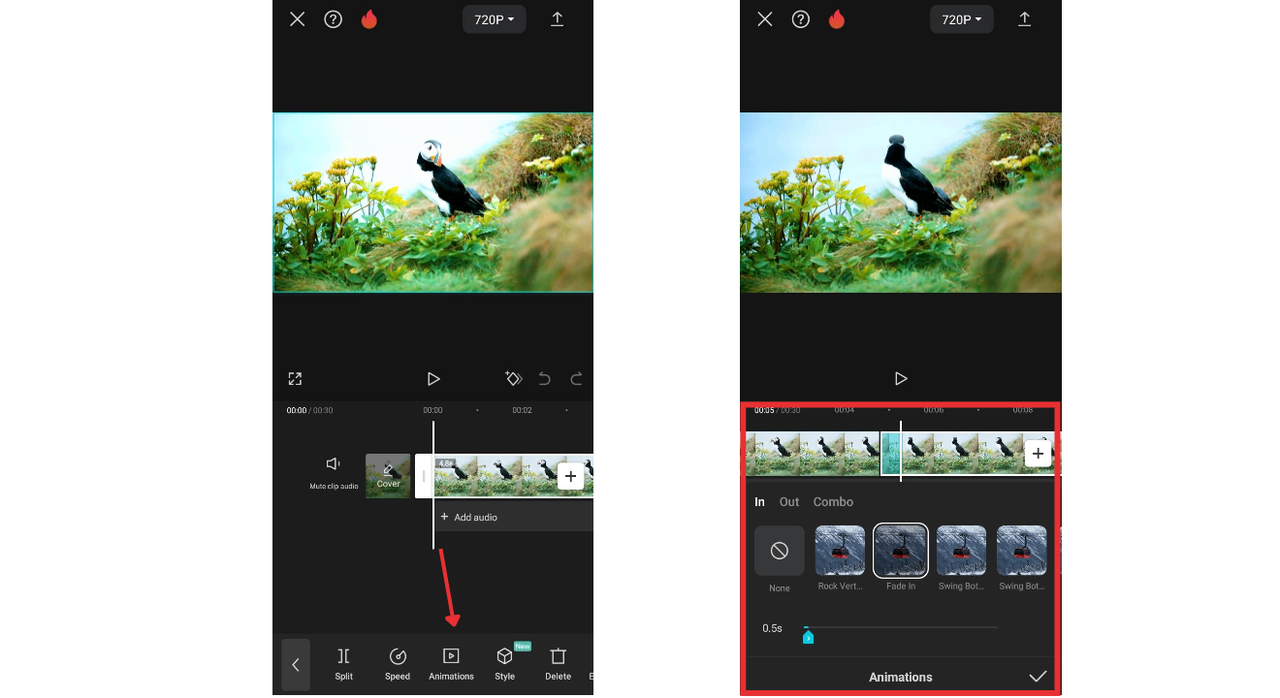 animations and transitions