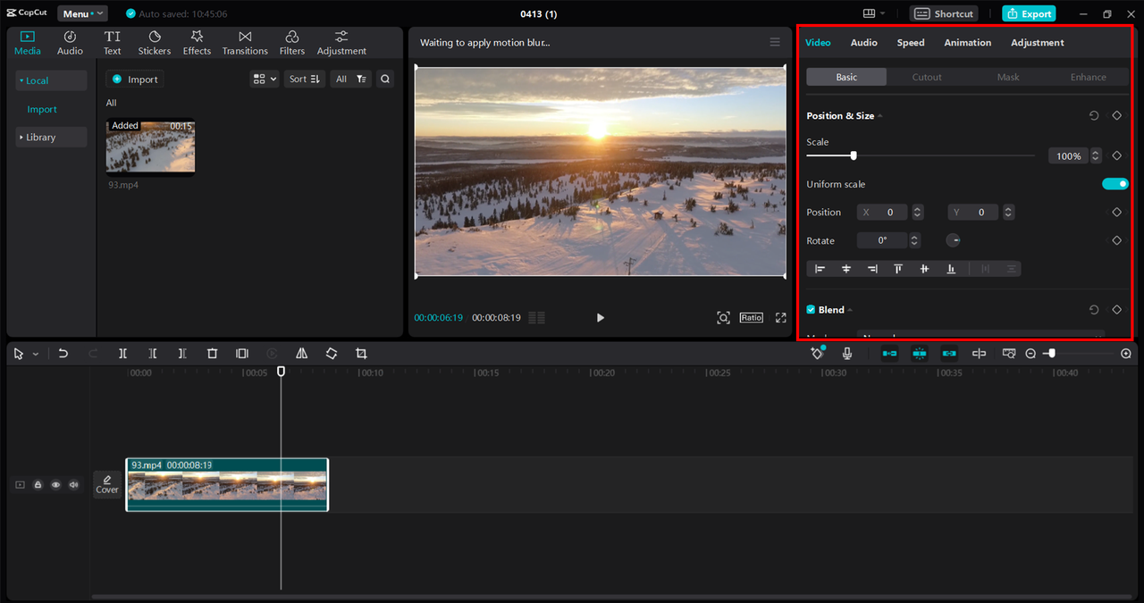 edit videos in editor