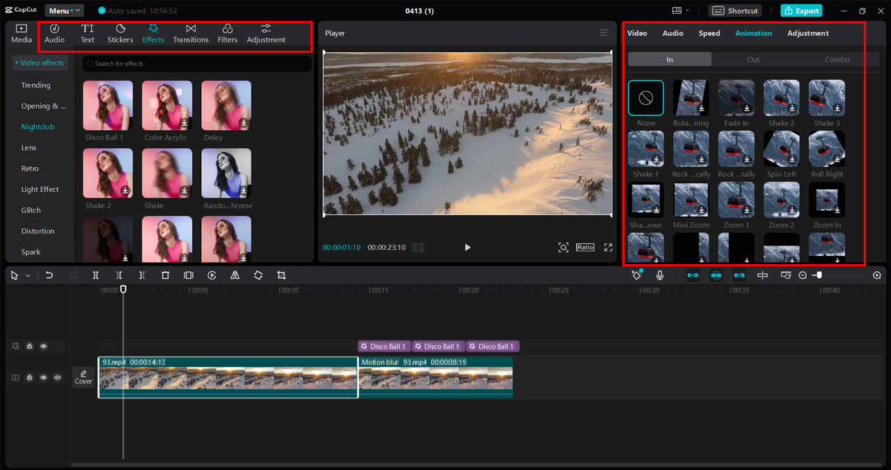 customize video with editing features