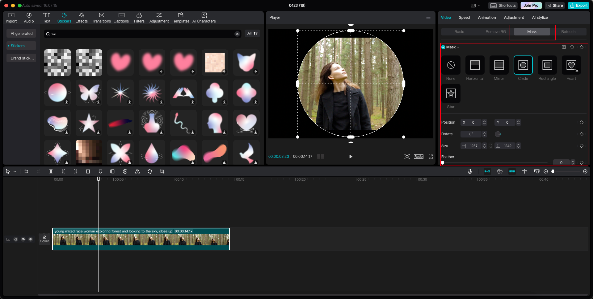 use mark to remove watermark on CapCut