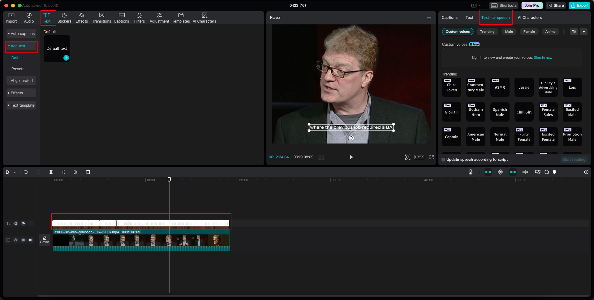 how to generate a robotic voice
