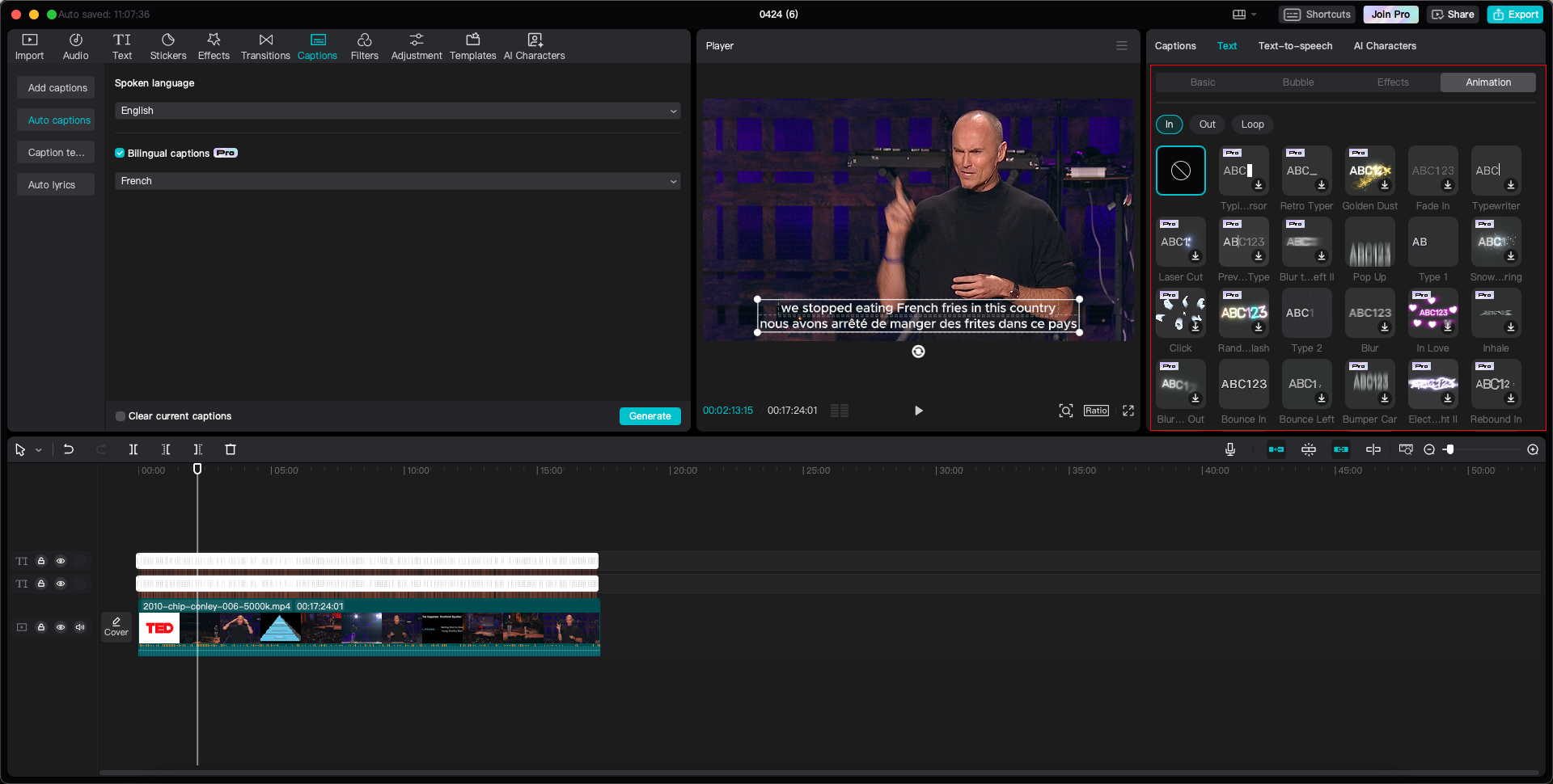 how to use text animations on CapCut