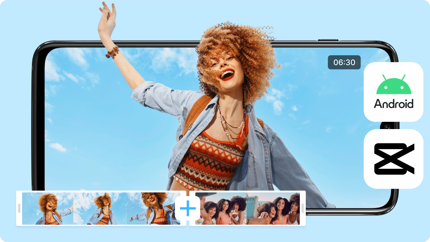 how to combine videos on android