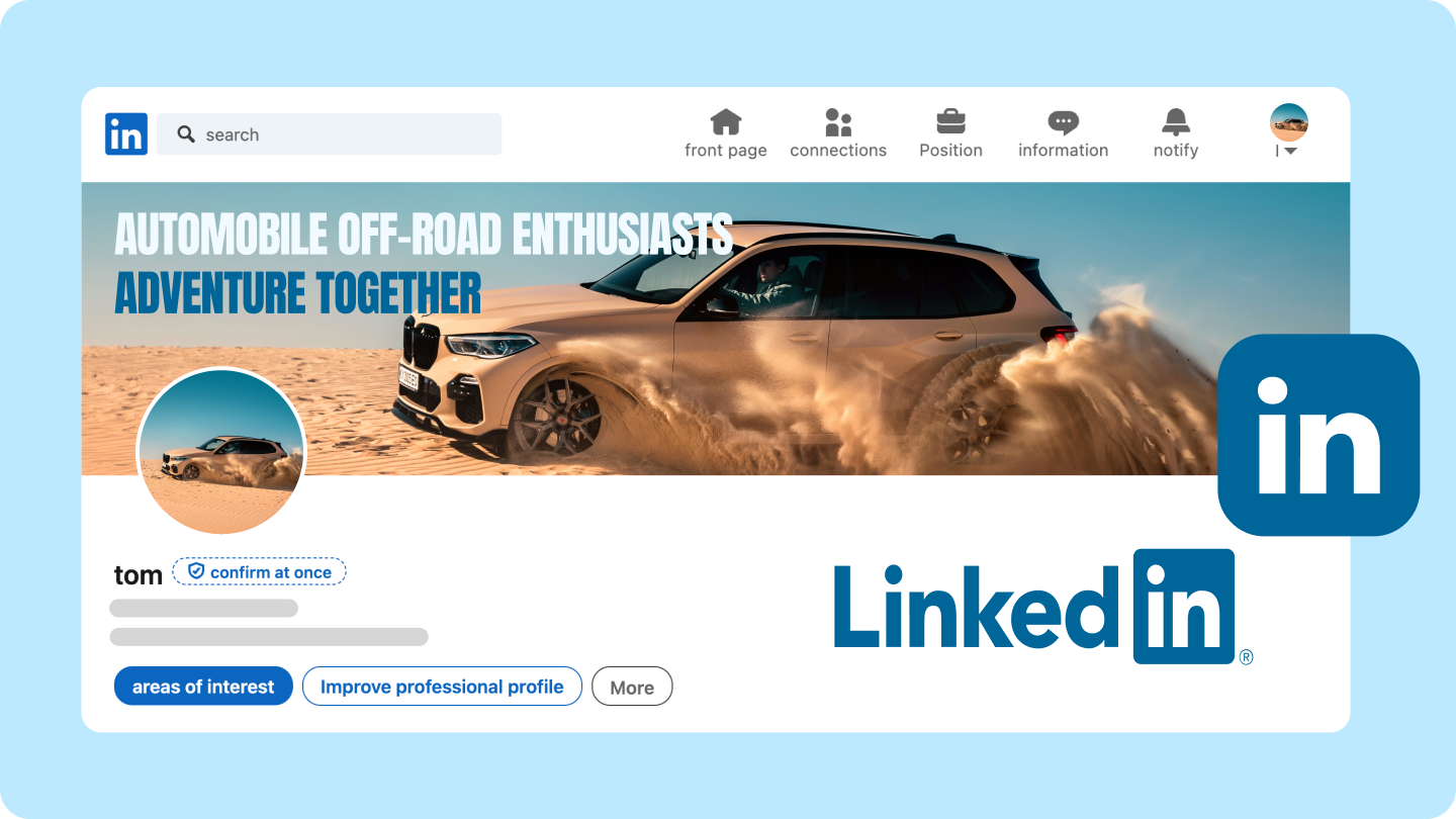 LinkedIn background photo