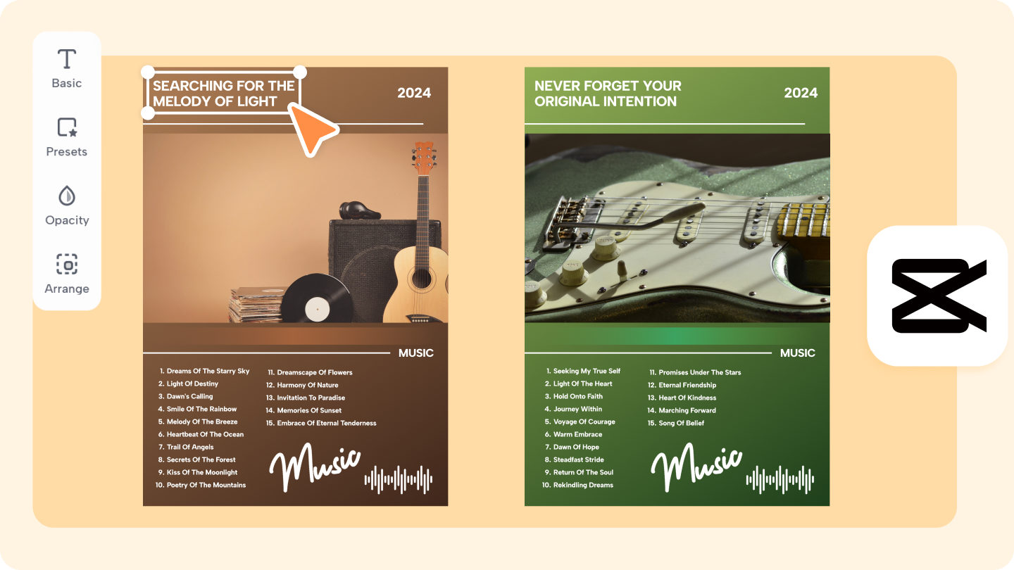  affiches de couverture d'album