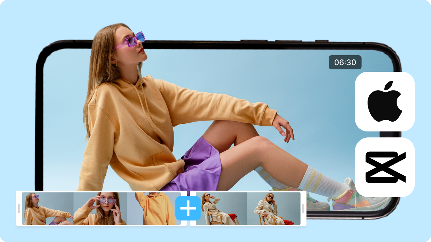how to combine videos on iphone