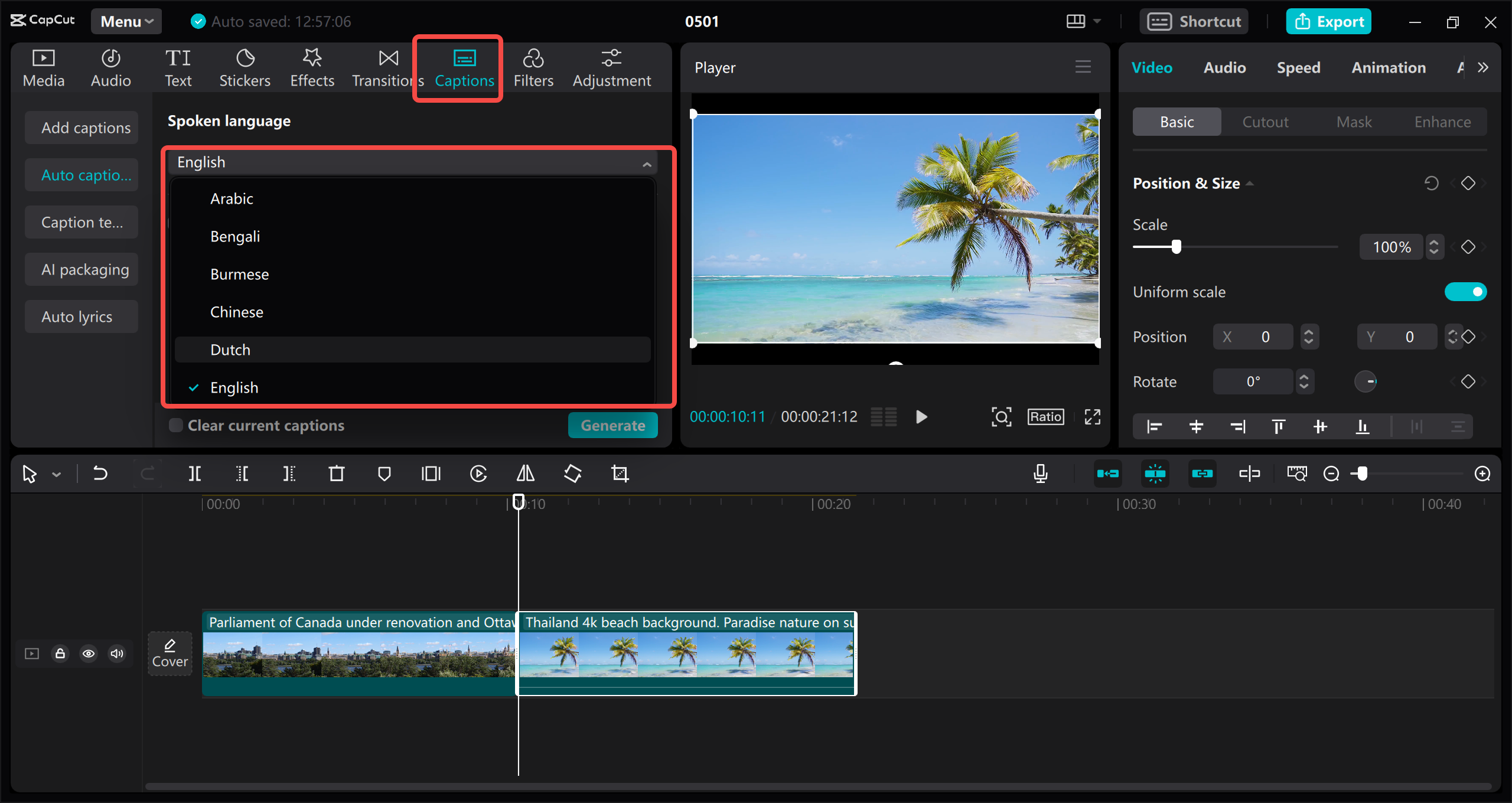 Customize your video