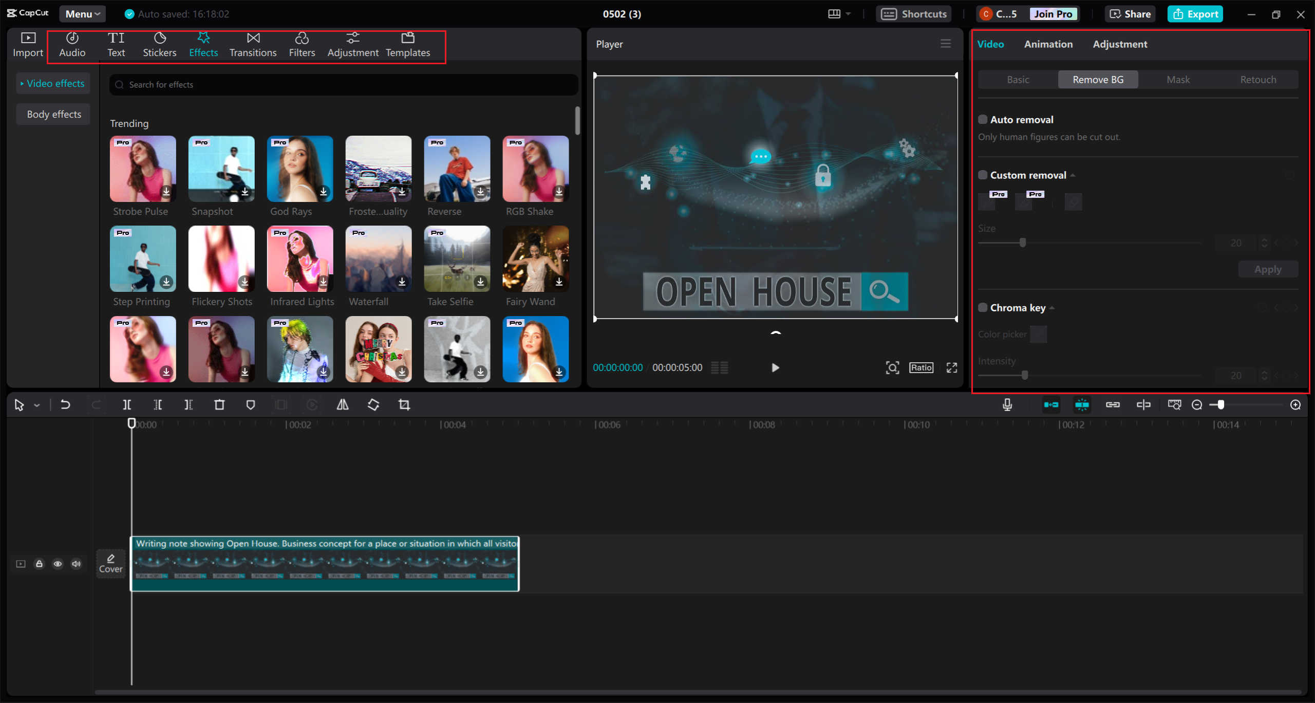 edit video on CapCut