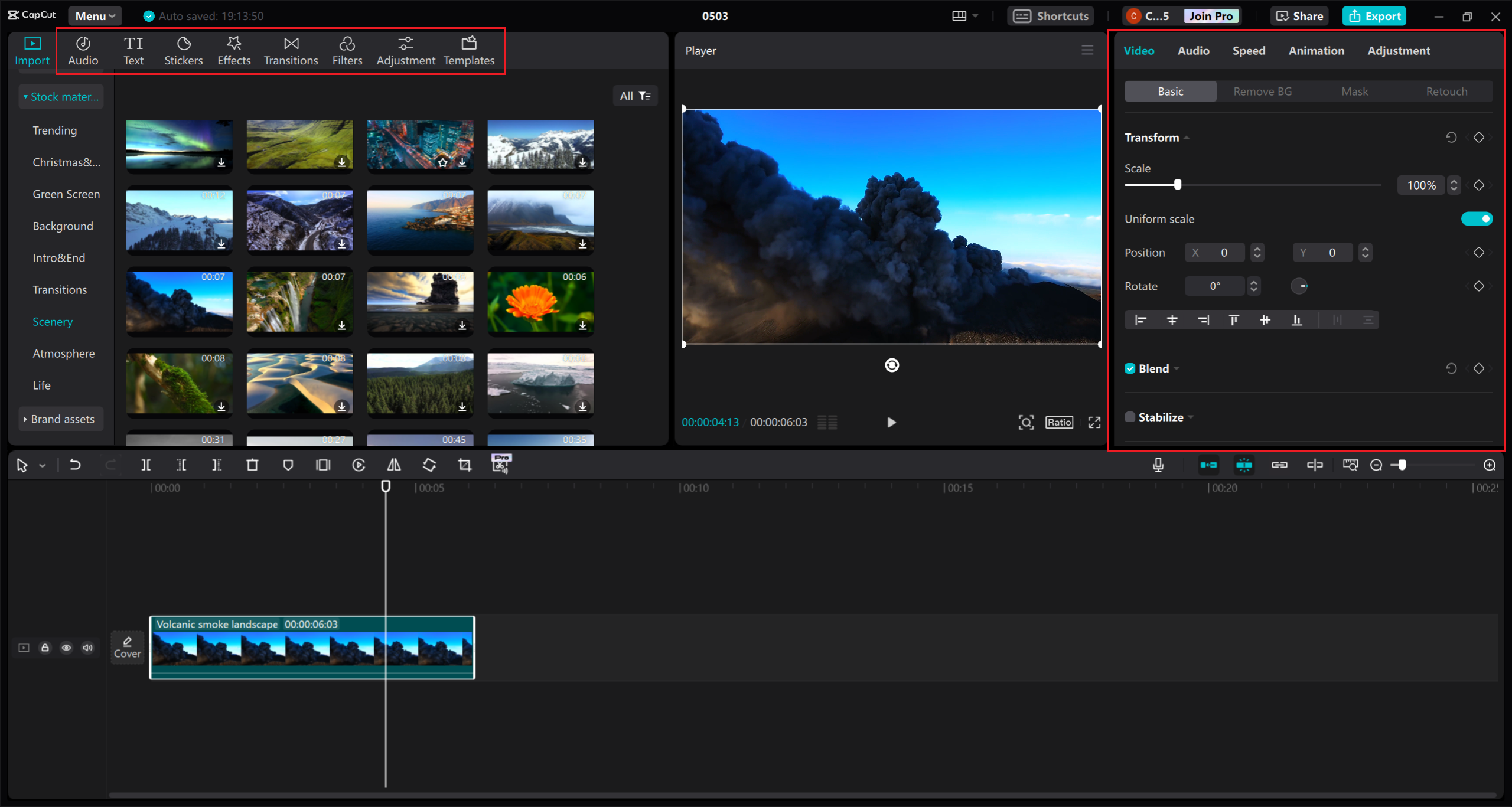 CapCut video editor