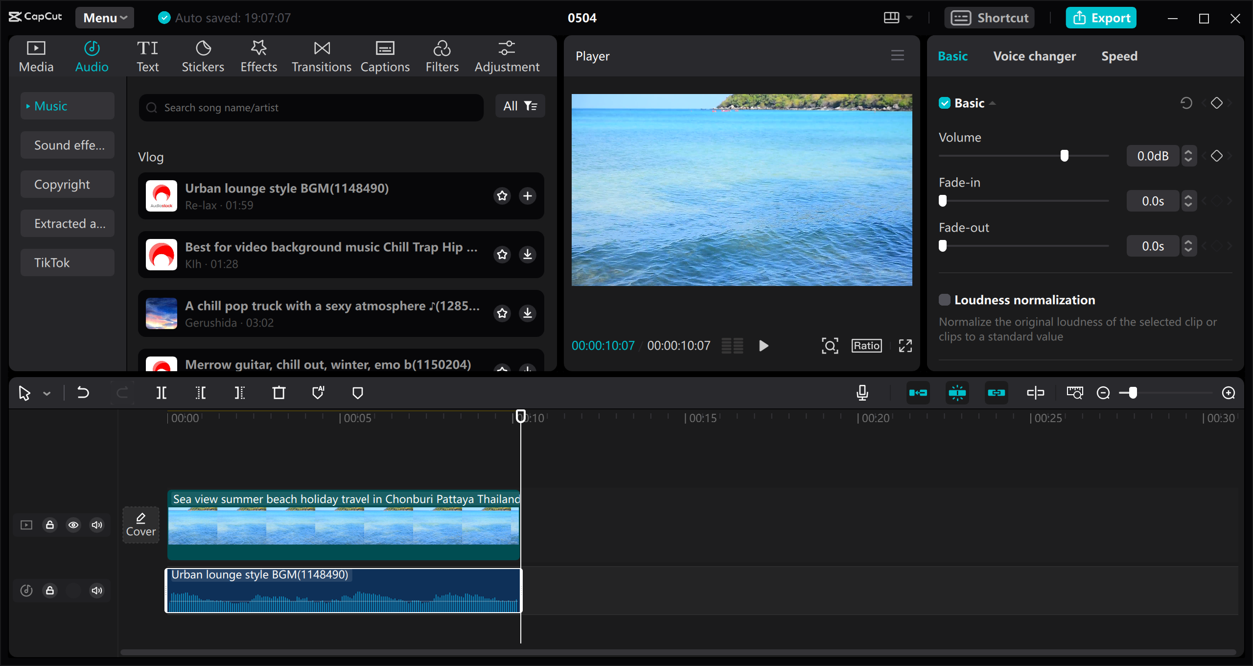 CapCut video editor