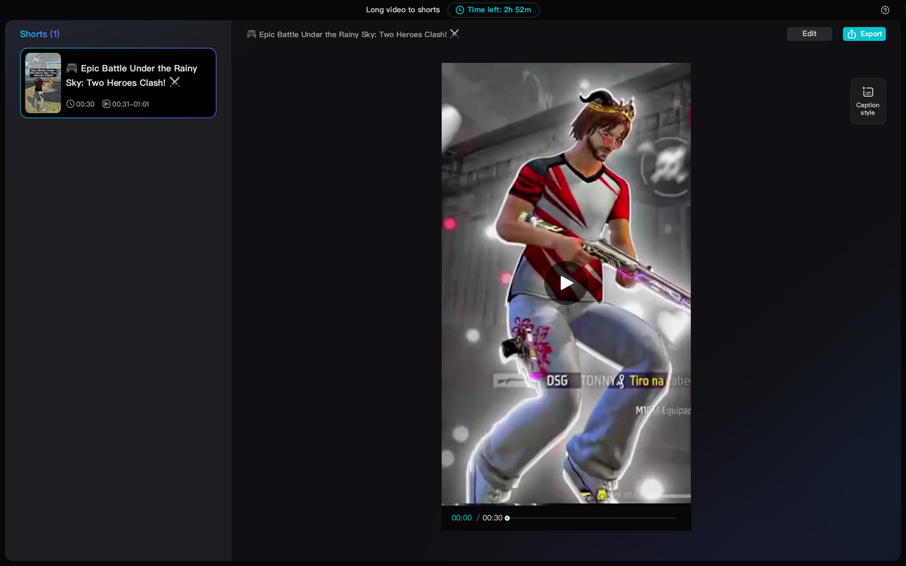 Download the Free Fire shorts