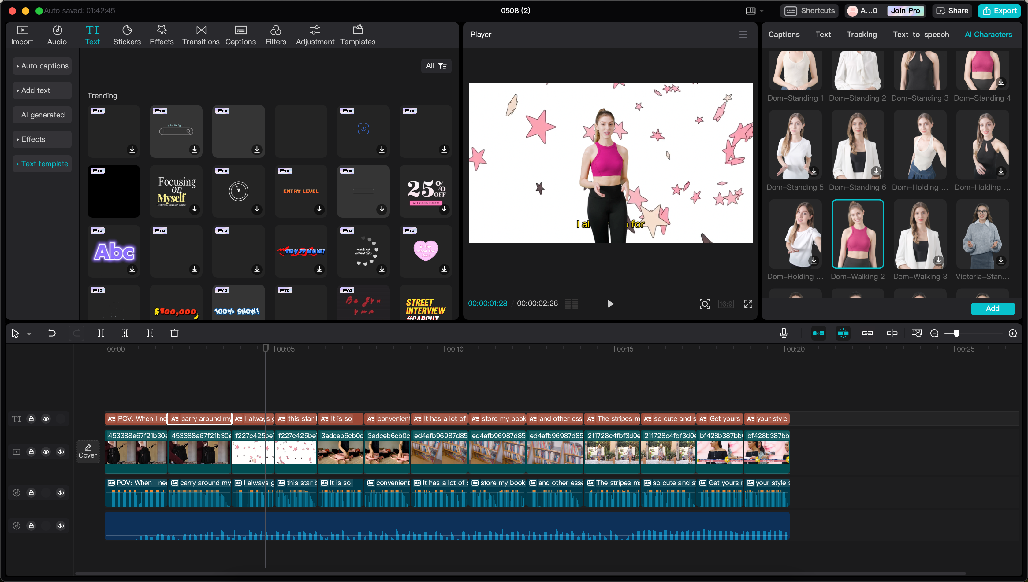 infuse your text with AI-powered characters