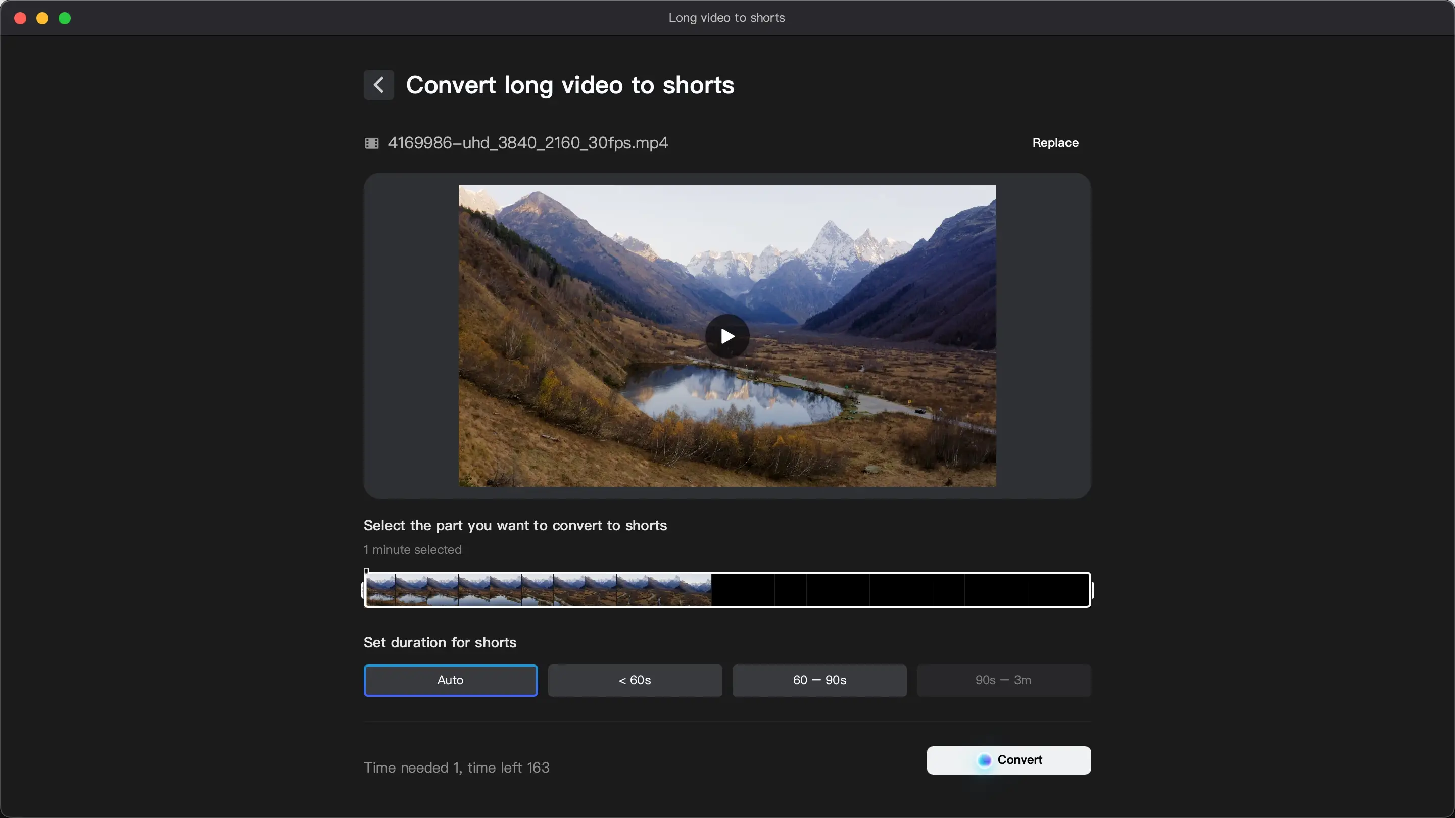 Creative shorts creation