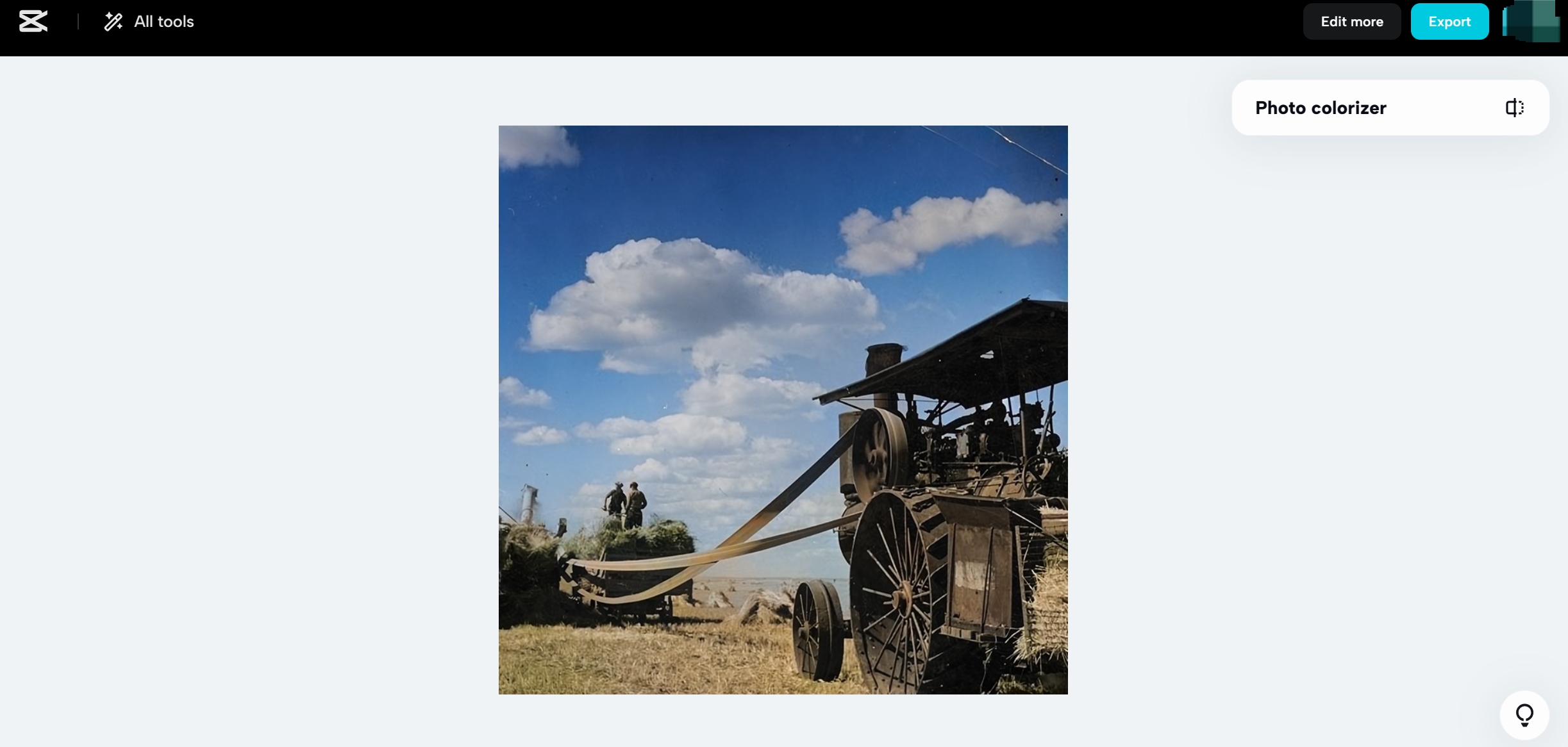 Select desired restoration