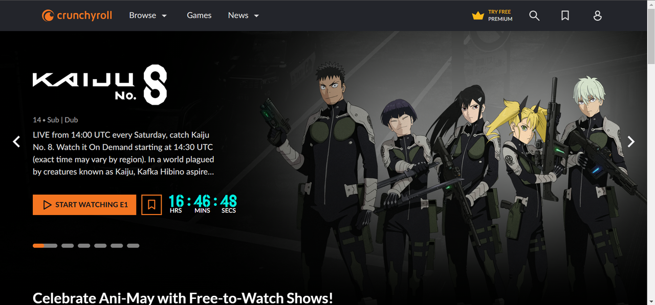 Crunchyroll, the best anime English dubbed download website