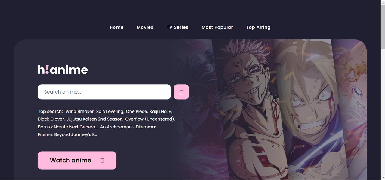 HiAnime is one of the best free anime dubbing websites