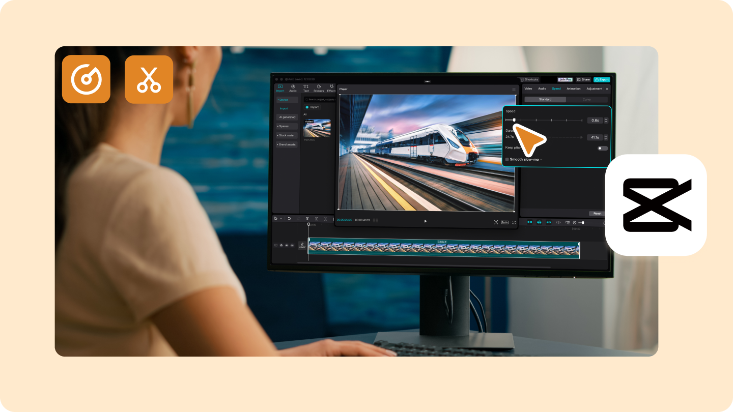how to do velocity on capcut