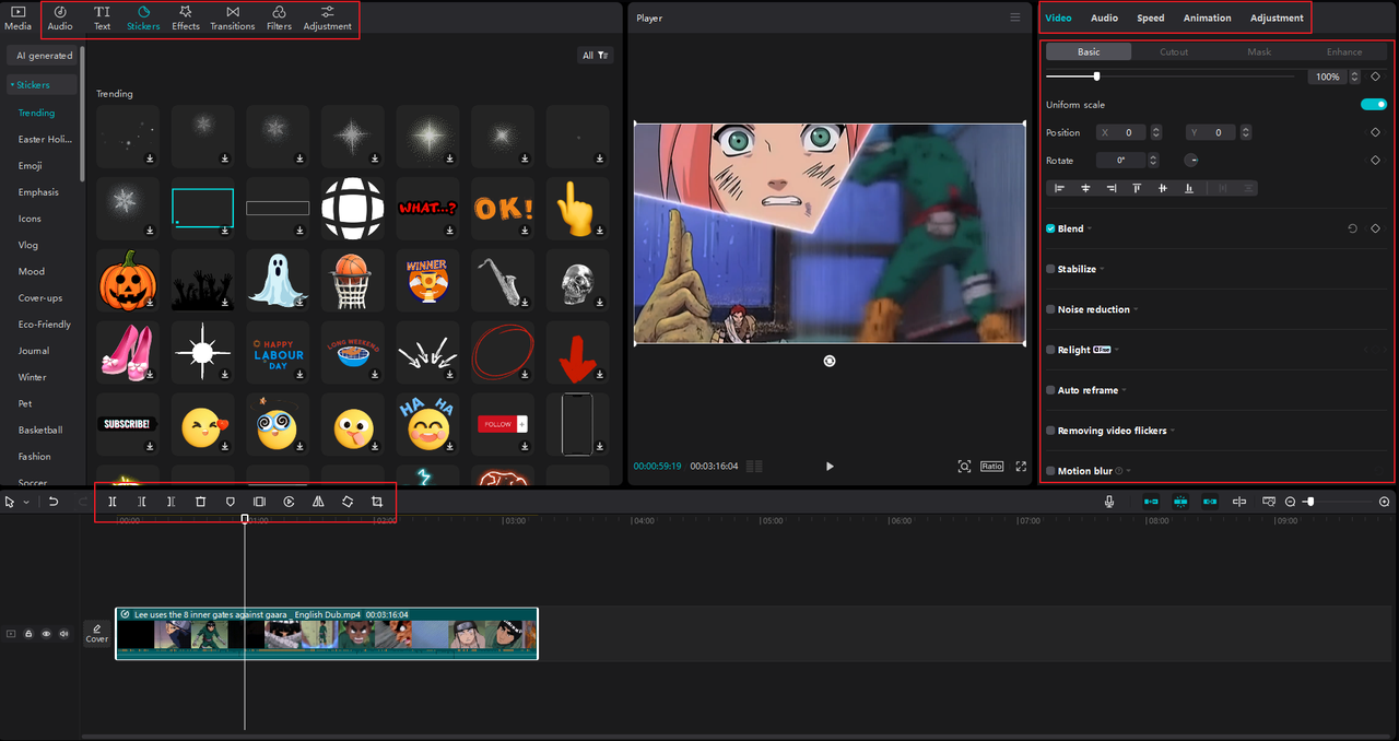 how to do velocity edit on CapCut and its basic, advanced, and AI tools