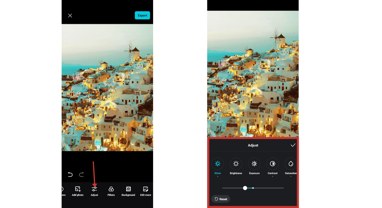 advanced adjustments