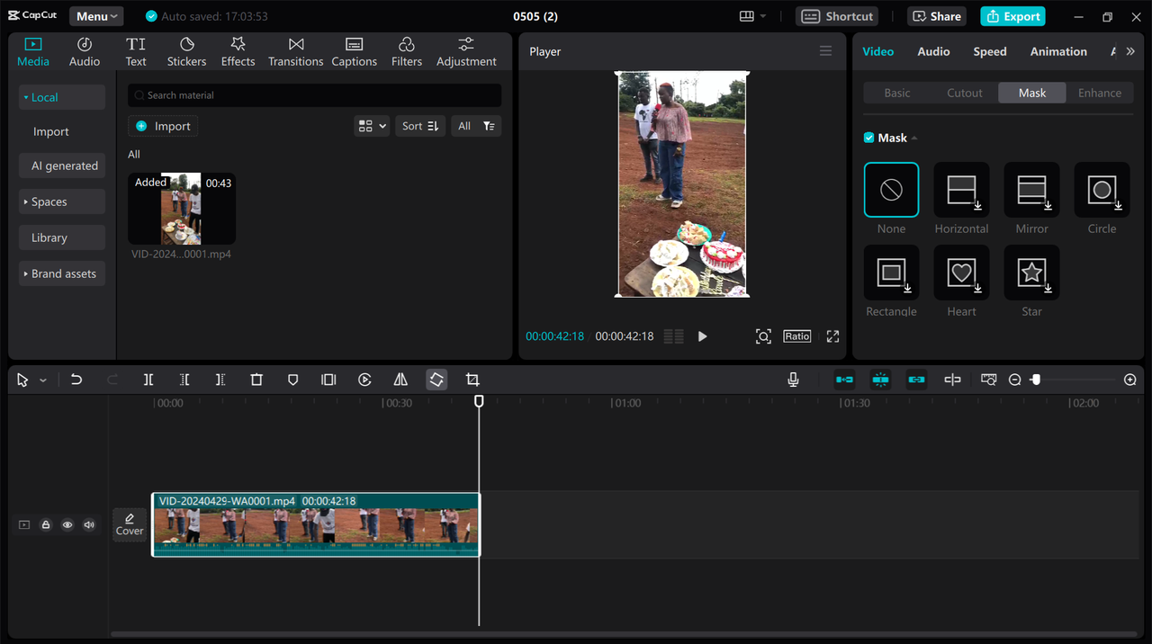 More CapCut Aspect Ratio Options