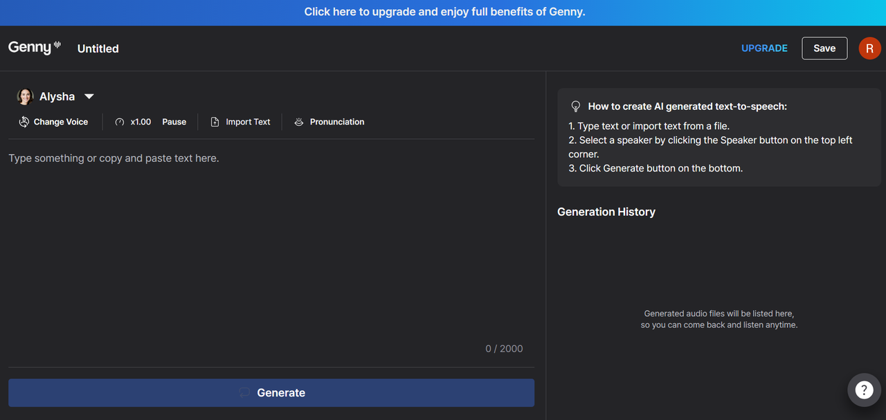 Lovo ElevenLabs alternatives interface