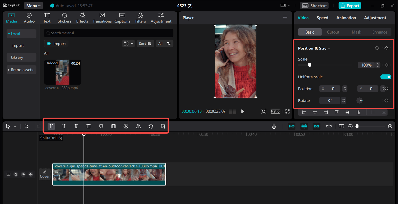 how long can a YouTube Short be and how to split a long video into Shorts with the split function on CapCut PC