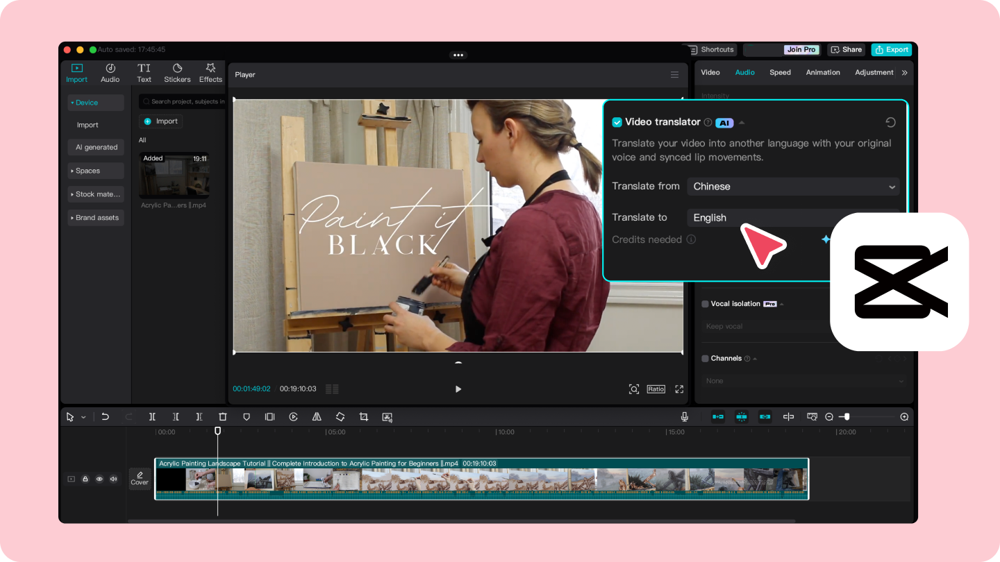 Dublagem de vídeo online grátis
