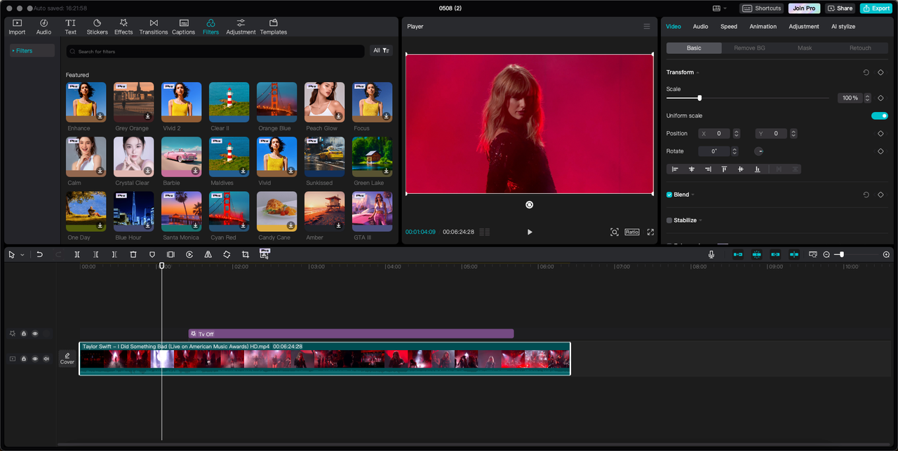 CapCut desktop video editor