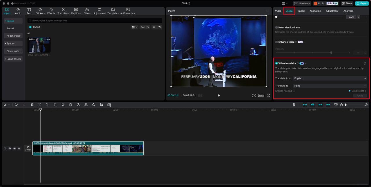 choose video translator