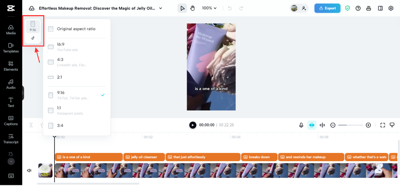 Auto reframe your video