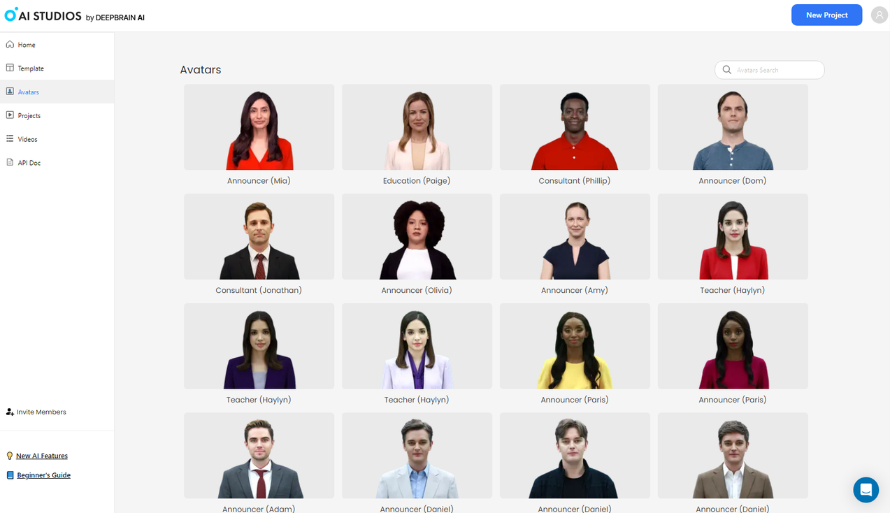 How to create an AI avatar with the Deepbrain AI platform