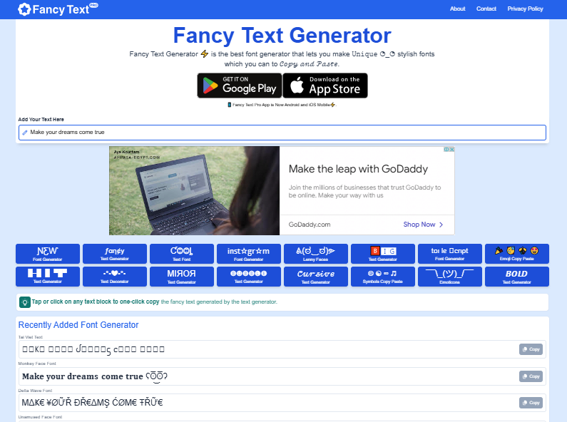 Fancytextpro