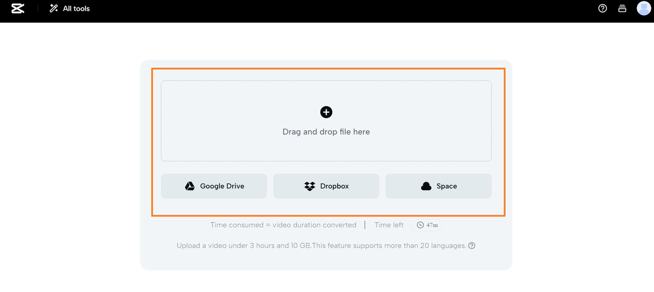 Convert the long video to shorts