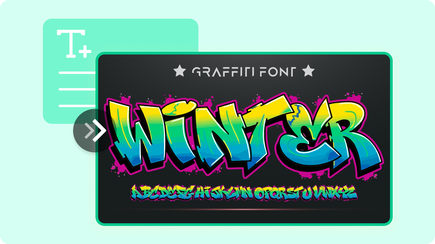 create graffiti font