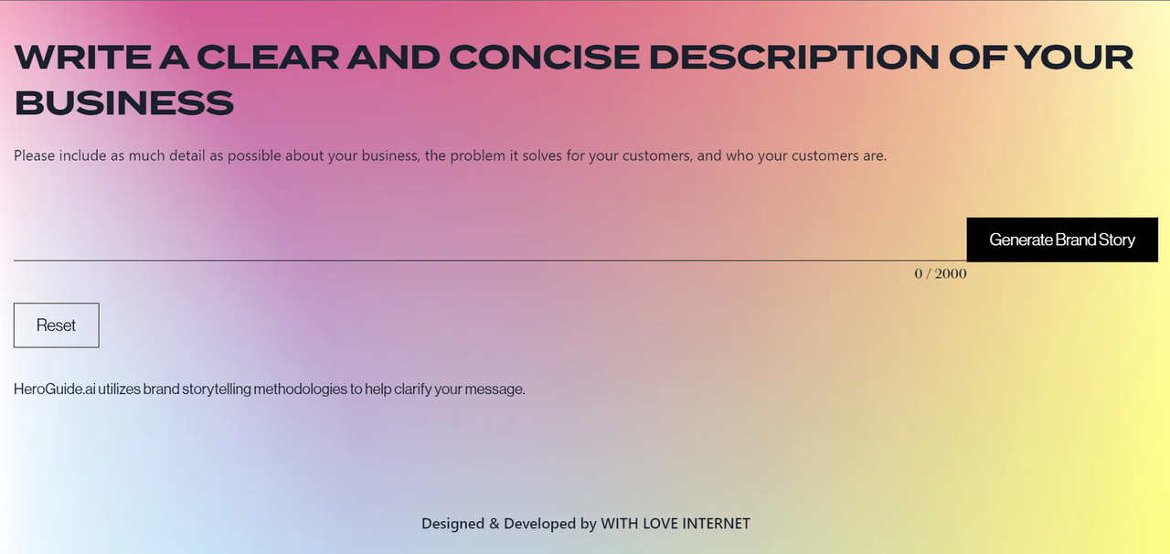 Automate copywriting using HeroGuide