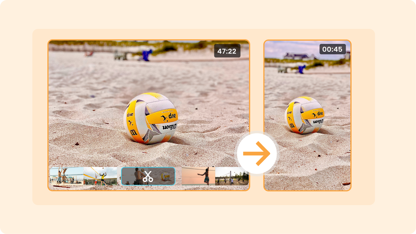 AI видео обрезка инструмент