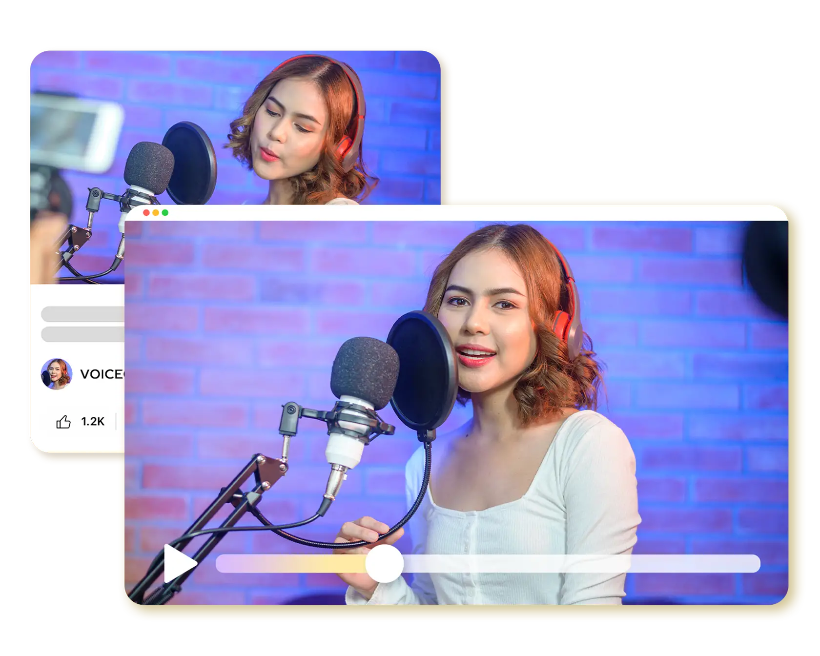 Бесплатный Voice Over Video Maker