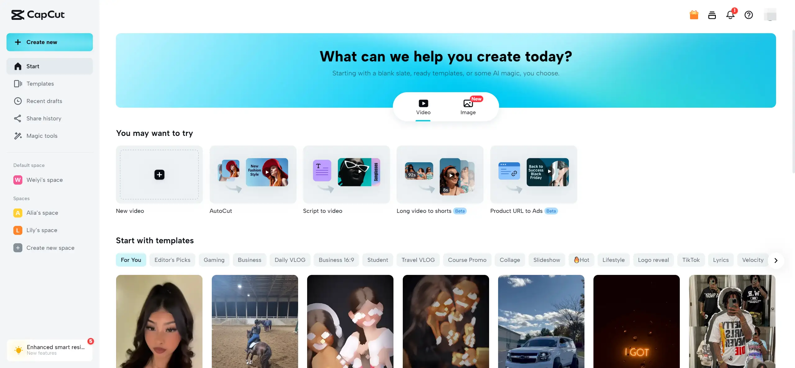 CapCut online video editor