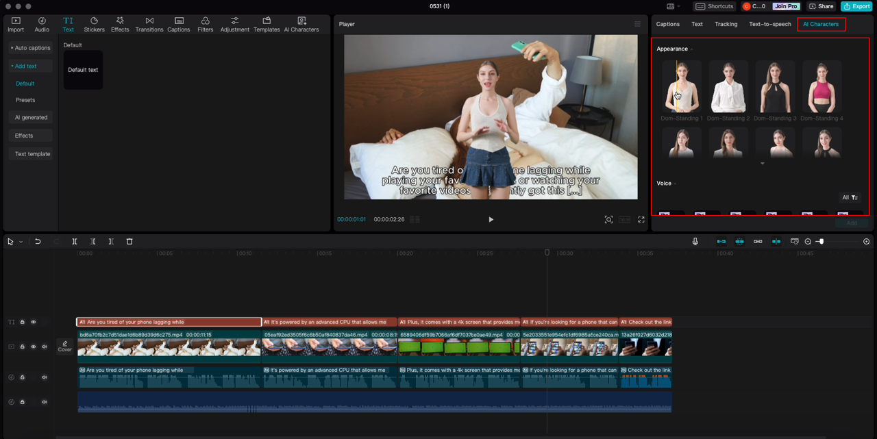 CapCut the artificial intelligence business intelligence tool