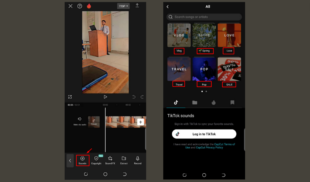 Free music and backing tracks to enrich the Instagram reel