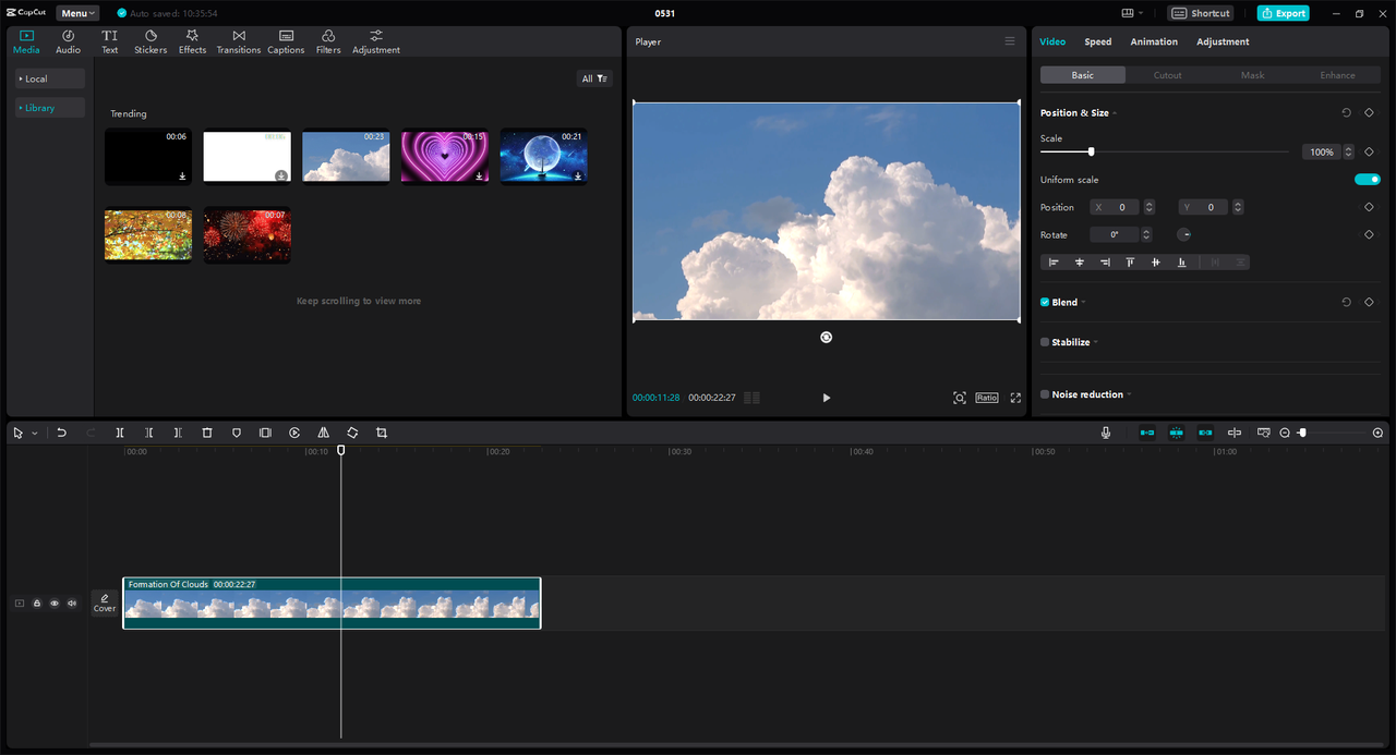 CapCut desktop video editor
