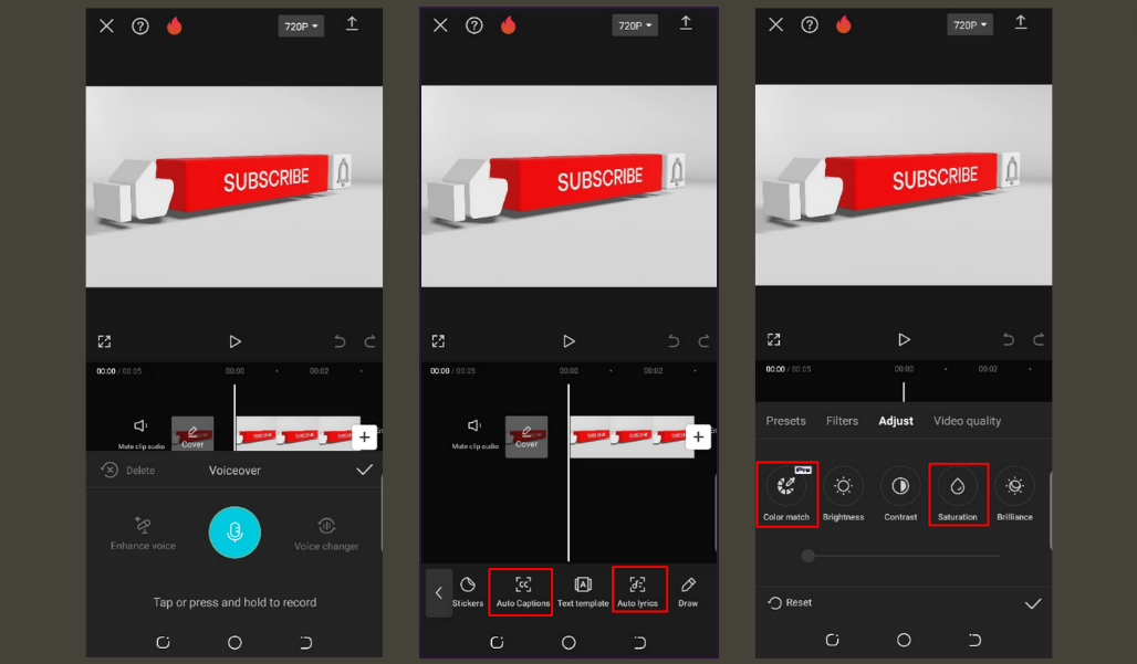 AI-powered features for enhanced reels